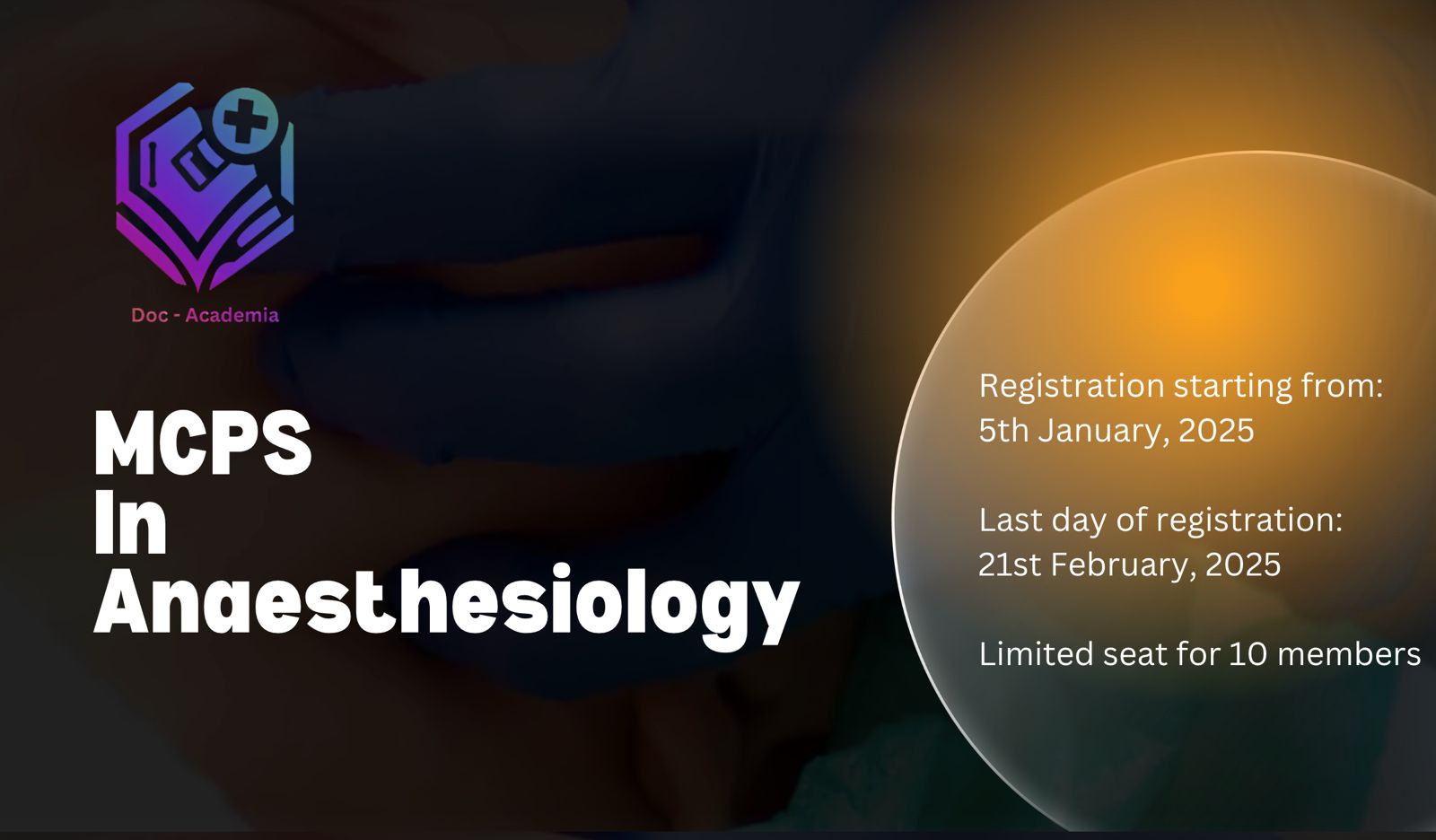 MCPS IN ANAESTHESIOLOGY MCPS101